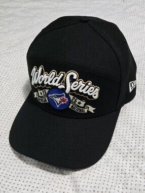 New Era Toronto Blue Jays 2025 World Series Baseball Hat Cap Black NWOT